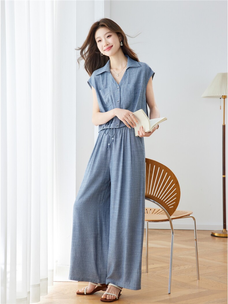 2026年夏季夏季两件套女休闲风,女装套装/套裙,素月