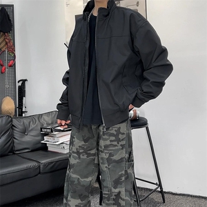 26春装新款美拉德立领飞行夹克boxy廓形休闲百搭外套上衣 JK6500图片