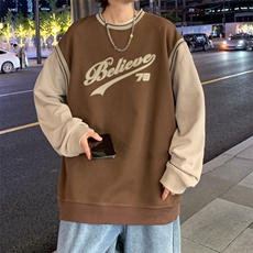 【新品】8809-P432026年春季新款圆领卫衣男休闲宽松百搭上衣，男装卫衣，星座1206-1（原A206-1）