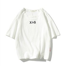 2021夏季新款白底平铺面料：100%棉T197-P28，男装T恤，电商A001