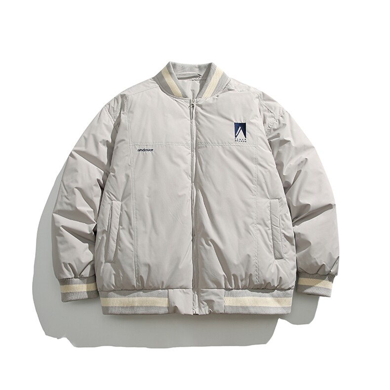 2026冬季新款男日系潮牌纯色刺绣白鸭绒羽绒服加厚外套YR38-F219,男装羽绒服,电商A101（原外27）