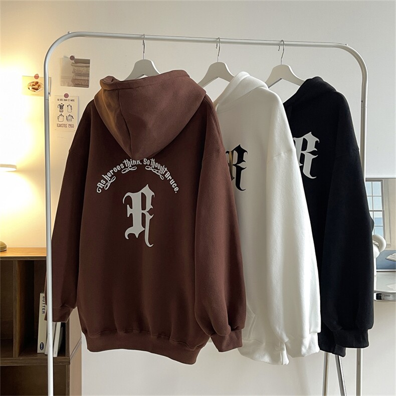 抖音直播供货420克华棉连帽卫衣A158-WY65-P65控78主推差价,男装卫衣,电商A158