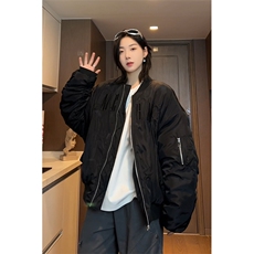 飞行夹克棉服男冬季欧美短款棒球服棉衣外套XZ514-2-MY010-P118，男装夹克，星座514-2(原B239)