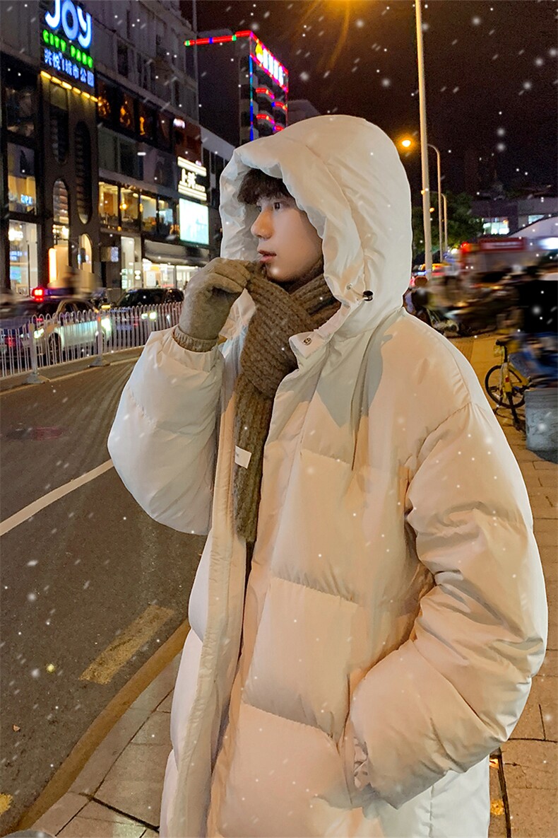 90%白鸭绒长款羽绒服D5186-TP225308保暖过膝羽绒外套男,男装羽绒服,电商A102