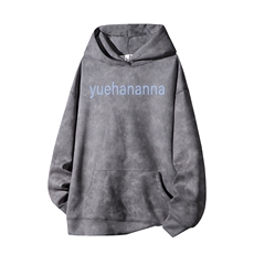 得物供货、重磅420克现货麂皮绒扎染卫衣HD019-1-WL25362ZR-P45，男装卫衣，电商019-1