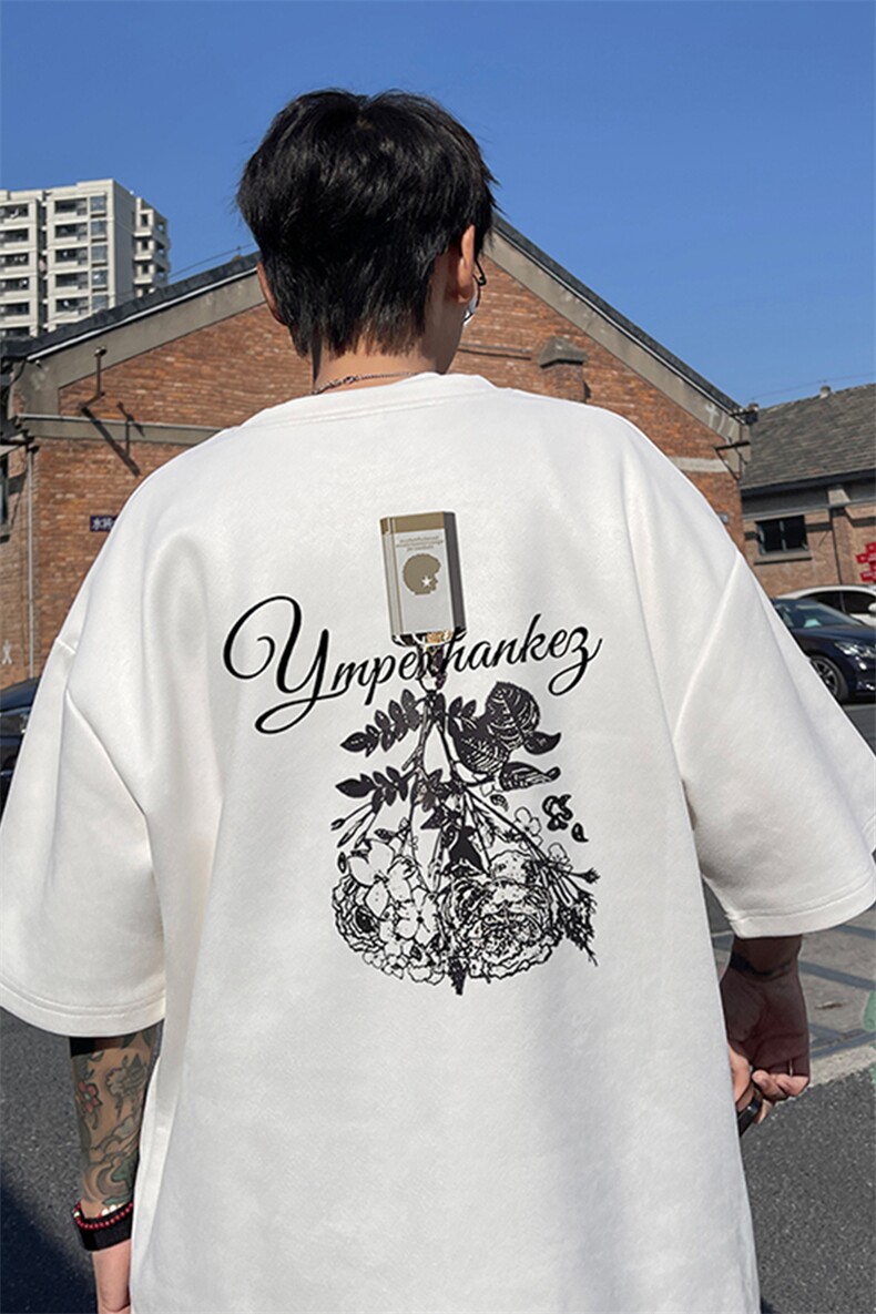 量大优供视频重磅麂皮绒短袖T恤男JPDX193-特P19,男装T恤,电商B367