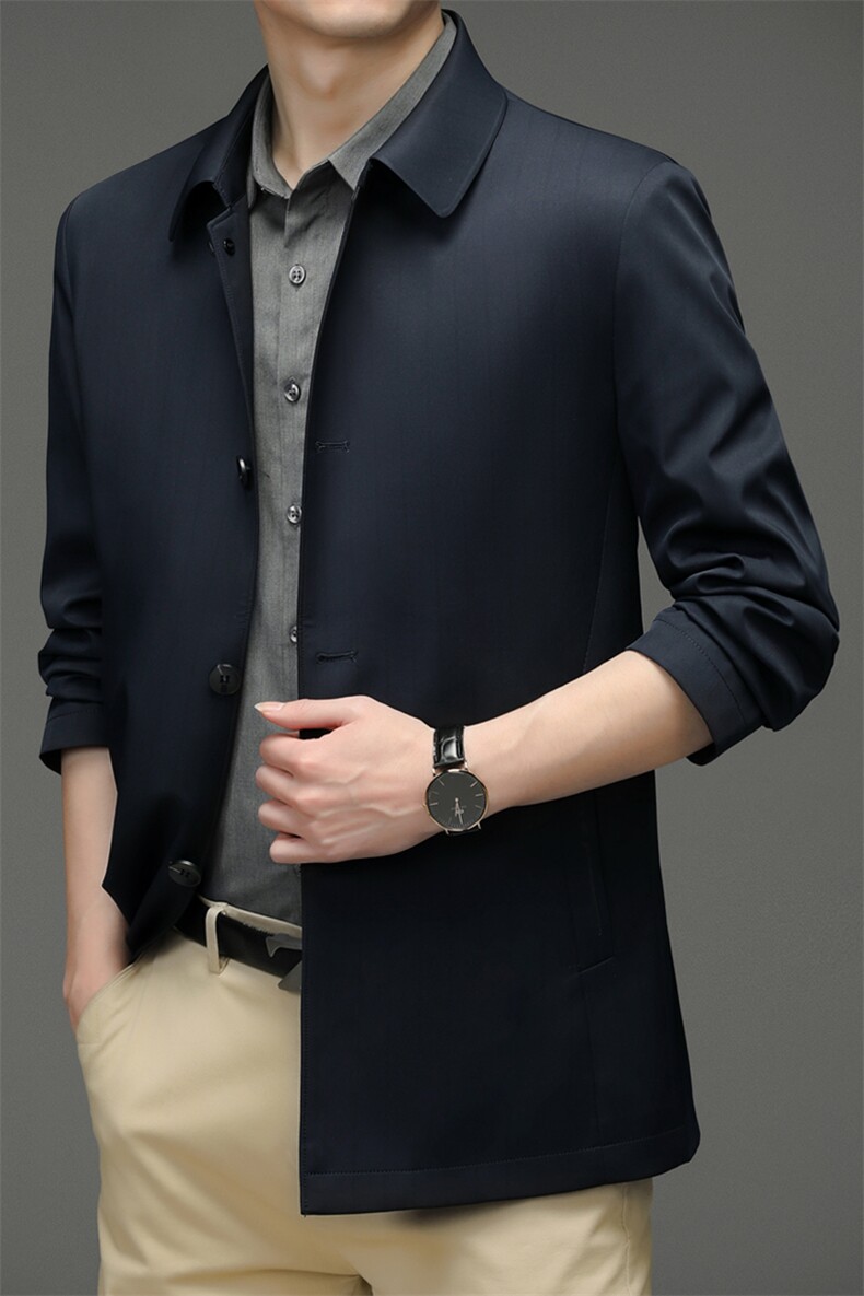 BNF8825钱塘2020-2中年男士秋季新款男装夹克商务休闲外套P120,男装夹克,钱塘207-2