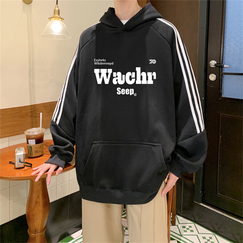 条纹连帽卫衣SWY2486-P55控8850棉,男装卫衣,电商B370