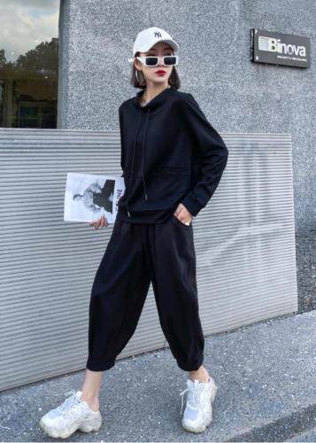 2121秋季新款抽身套头卫衣，女装卫衣/绒衫，琼卿格