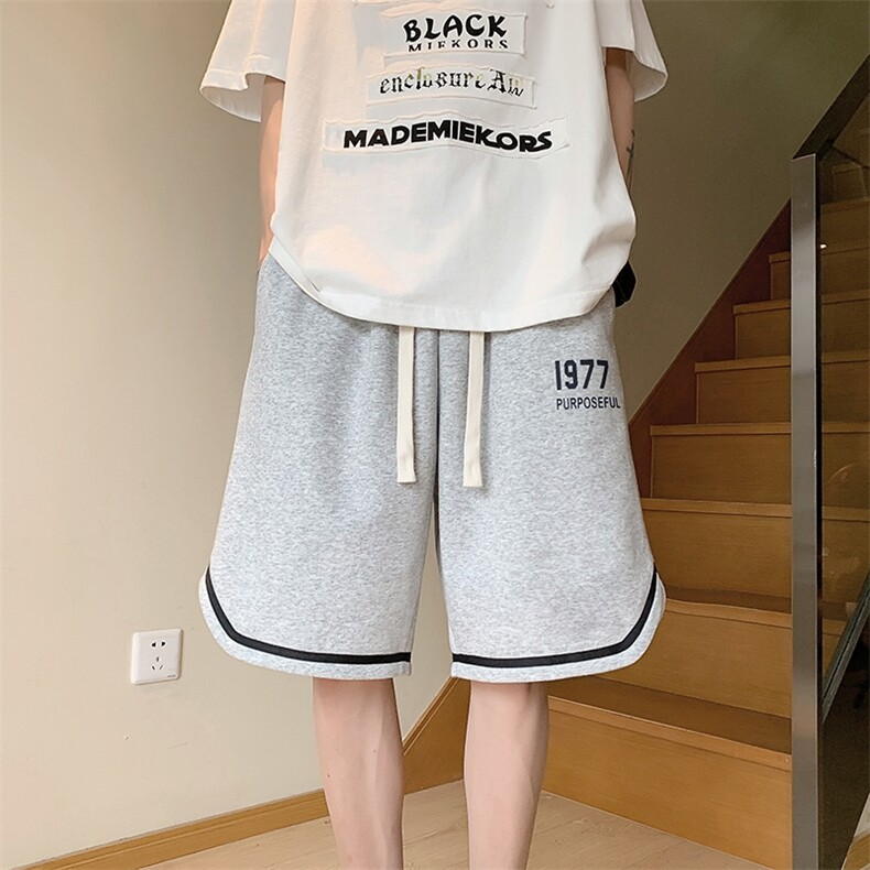 DK6967P35木楼梯华棉短裤篮球大码宽松户外时尚休闲夏季短裤男,男装休闲裤,星座510A-1