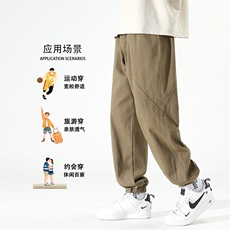 日系工装裤男款休闲长裤春秋冬季潮牌休闲裤，男装工装外套，星座1210-1