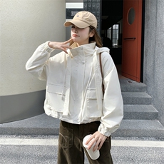 26春新款-韩版盐系酷飒风潮流小外套2609-P155K248，女装短外套，2B190