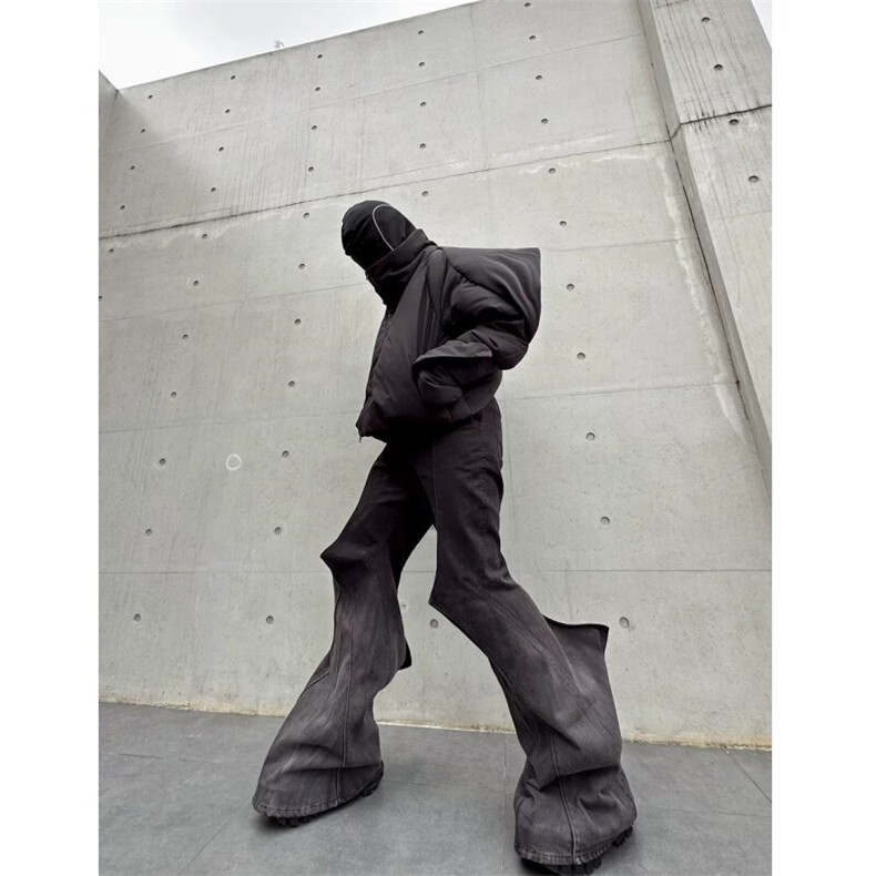 （现货）设计感披风机车潮棉服男女短款，男装棉衣，星座807