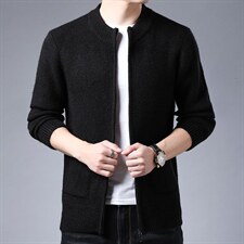 LB1819男式2023秋冬新款长袖毛衣开衫青年休闲外套P115,男装针织衫/毛衣,电商B360