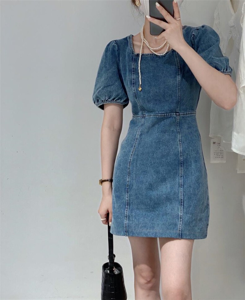 显瘦牛仔短裙，其它，驿谷