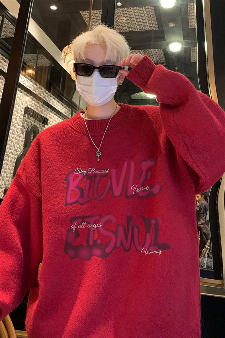 高质量！秋冬季半高领毛衣男加绒加厚线衣男针织衫男MY218-特p38,男装针织衫/毛衣,电商B367