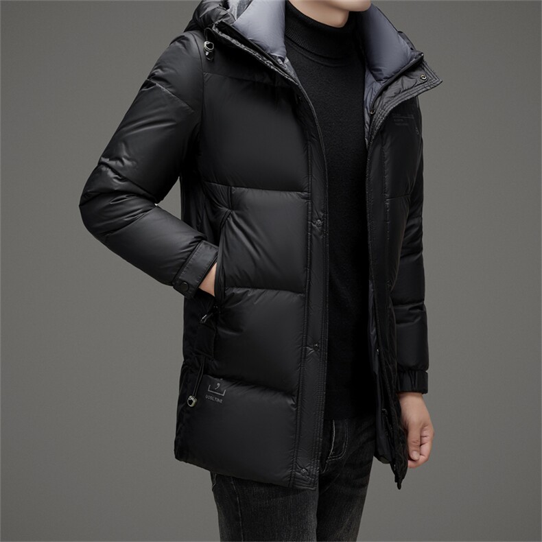 DAJ2307钱塘2020-2时尚新款百搭冬季厚款休闲中年男士羽绒服P280,男装羽绒服,钱塘207-2