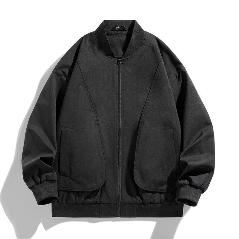 户外夹克男棒球领纯色上衣冲锋衣外套DSA157B-JK7869-P70图片