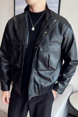 男装皮衣6803，男装皮衣，星座1508-3