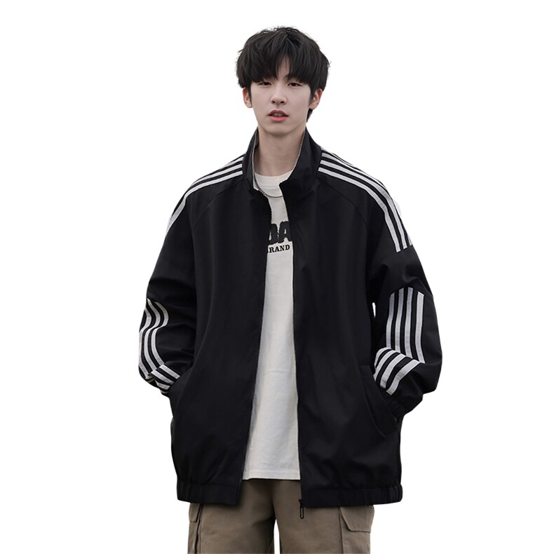 G0126-P65秋季新款日系cityboy拉条立领宽松防水夹克,男装夹克,星座109