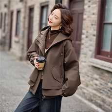 【2025冬季新款】大量现货时尚休闲连帽加棉派克服棉服，女装派克服，缘衣格