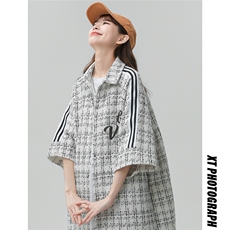 1小香风印花大码M-5XLDCS9018P45DK8797P40套装DTZ9028P85，男装休闲套装，星座226-2