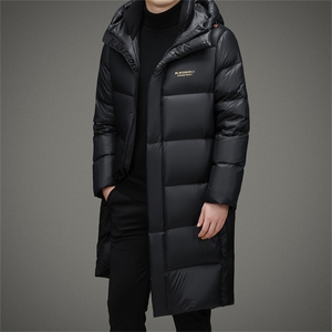 V2621情侣款黑金90白鹅绒长款羽绒服高货自留款P500图片
