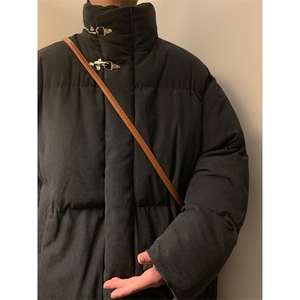 秋冬棉衣加厚夹克加绒外套厚棉袄飞机扣小众1016-1W104P128K158,冬季堆堆袜的搭配图片