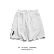 夏季纯色短裤男吸汗透气潮牌宽松休闲运动五分时尚裤子K22322-P22，男装休闲裤，电商A128