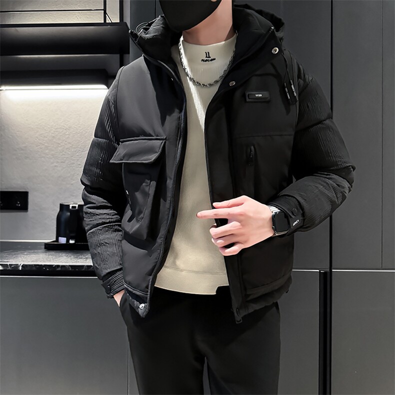 秋冬季新款男装棉衣保暖时尚连帽棉袄社会小伙袄子MY8116-P158,男装棉衣,电商D327