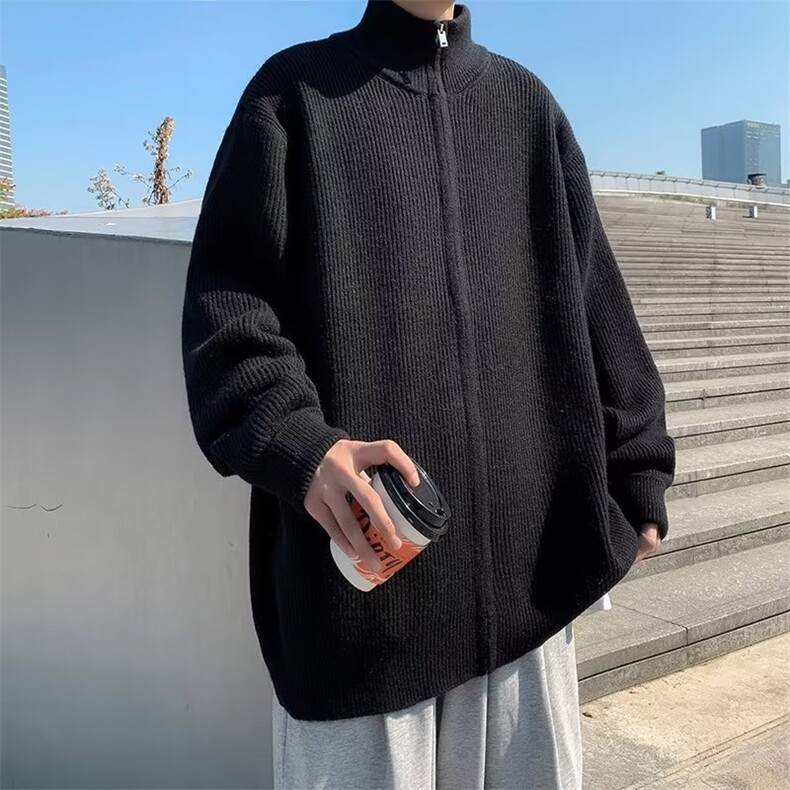 美式街头设计感圆领毛衣男慵懒风休闲针织衫M1603P55,男装针织衫/毛衣,星座1116-2