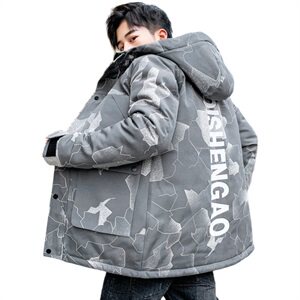 男士休闲连帽加厚保暖棉衣外套棉服棉袄冬季防寒开衫男装M993图片