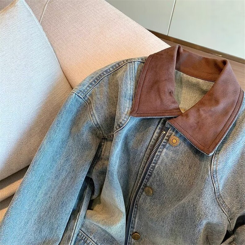 2613-P73春季新款女装韩版修身翻领小个子休闲2025新款女外套,女装短外套,电商B323A