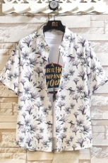 精品花衬衫大码男短袖夏季痞帅休闲上衣服外套翻领衬衣A012/P35，男装衬衫，电商A012