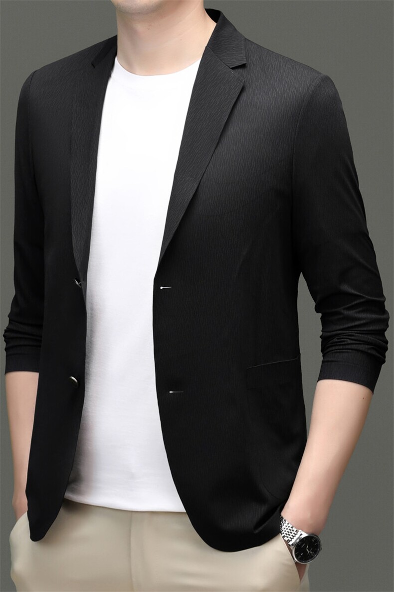R-XF1007男式春秋新款长袖简约西服休闲商务便服西装单西,男装西服套装,电商B360