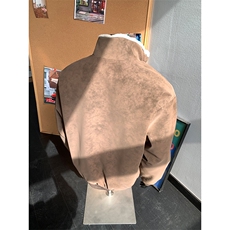 冬季立领PU皮棉衣仿兔毛加绒保暖棉衣9170-P80特，男装棉衣，电商B380（原B361）