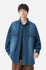 牛仔衬衫现货深度库存当天配齐跑量款DS-C323-1-G668-TP60，男装衬衫，电商C323-1
