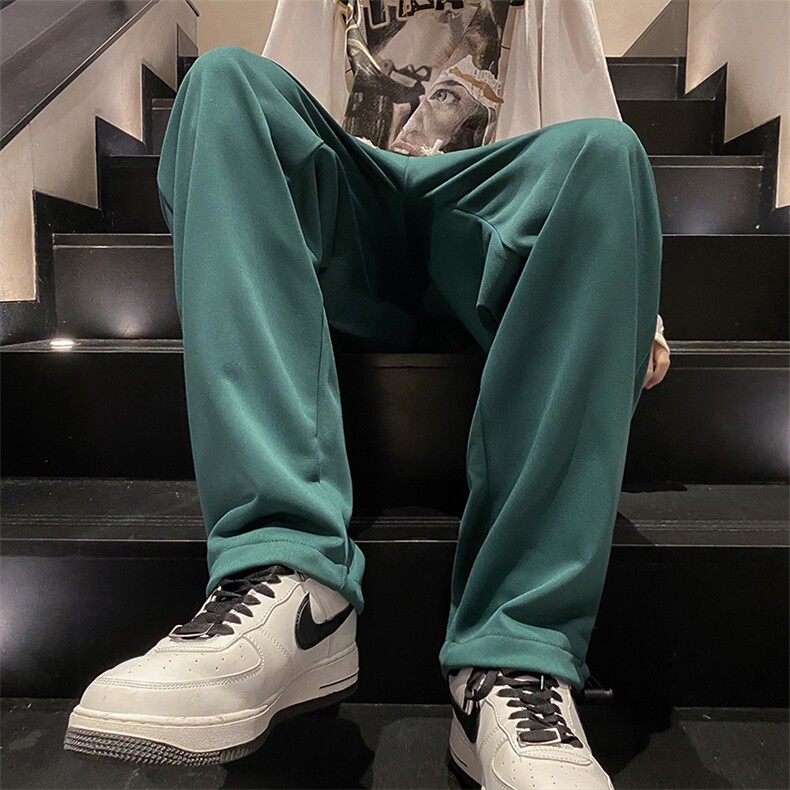 2023年裤子男士春秋季宽松休闲裤男生运动裤潮牌男装K02982-P35,男装休闲裤,星座308B-1