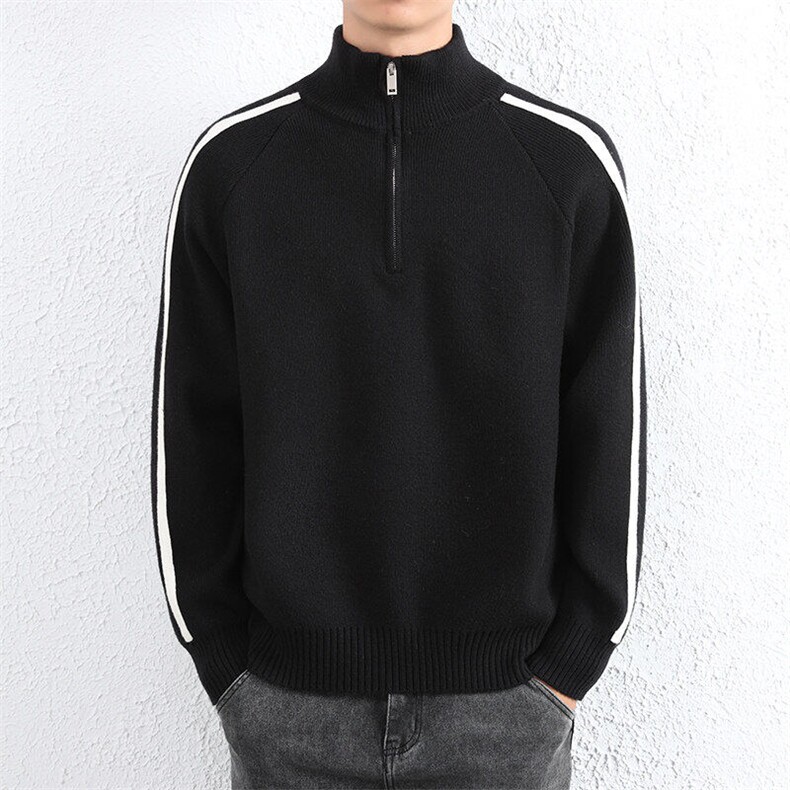 网图84887-P70高品质毛衣男士针织衫宽松情侣套头上衣，男装针织衫/毛衣，电商D310B