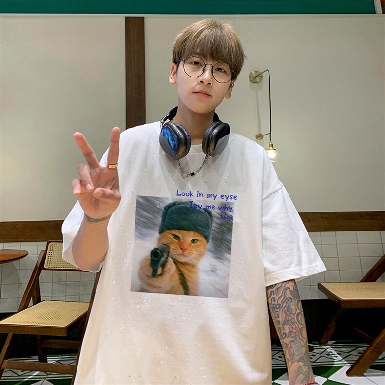 可48小时发货支持抖音得物来样二开美式满天星亮片短袖T恤MTX669,男装T恤,电商A486