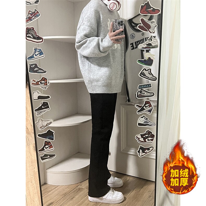 B221美式ins高街加绒加厚牛仔裤LK23010-P60控78加绒P70控98,男装牛仔裤,电商B221