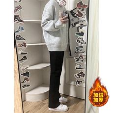 B221美式ins高街加绒加厚牛仔裤LK23010-P60控78加绒P70控98，男装牛仔裤，电商B221