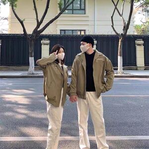 1506A/G60060/P65美式夹克新款拉链外套春秋潮流宽松大码情侣图片