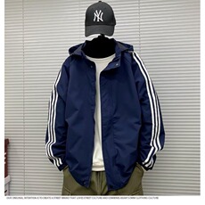 潮流简约时尚新款男女同款连帽薄夹克外套流行气质文艺HH1256P38，男装夹克，星座1013-5