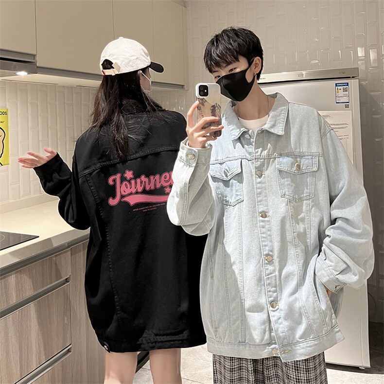 牛仔夹克男大码牛仔外套男茄克NJ77372-P60,男装工装外套,电商A040