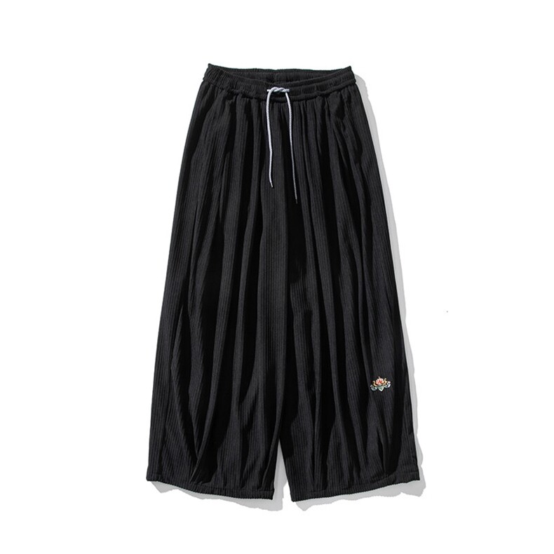 秋装大码风灯芯绒阔腿裤日系哈伦休闲长裤中性加厚K275/P70,男装休闲裤,电商A221A