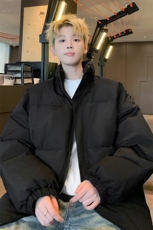 ！2025冬季新款男士立领棉衣纯色情侣棉服加厚外套MY300特P50，男装棉衣，电商B220