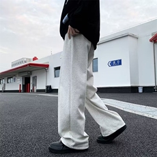 时尚休闲裤男士薄款宽松直筒垂坠感速干休闲长裤男生阔腿裤，男装休闲裤，星座506A