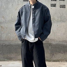 平铺现货在仓2025秋装皮衣M-2XLW2631P115，男装皮衣，电商C313