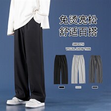 2021阔腿休闲拖地裤柔顺抗皱长裤  1228-特批：25图片